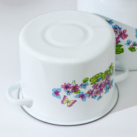 Набор кастрюль &laquo;Фиалка&raquo;, 2 предмета: 3.5 л, 5.5 л, индукция, цвет МИКС