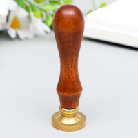 Печать для сургуча с деревянной ручкой "Якорь с верёвкой" 9х2,5х2,5 см Печать для сургуча с деревянной ручкой "Якорь с верёвкой" 9х2,5х2,5 см