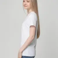 Футболка женская T-bolka Lady белая, размер L