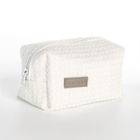 Косметичка на молнии TEXTURA, цвет белый Косметичка на молнии TEXTURA, цвет белый