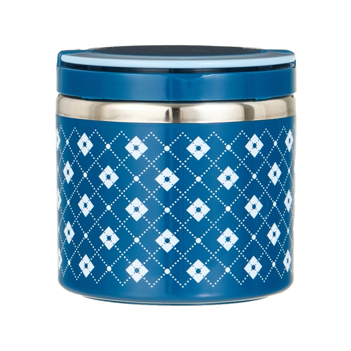 Ланч-бокс, 645 мл, сохраняет тепло 2 ч, синий