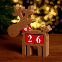 Вечный календарь &laquo;Олень&raquo; 15 &times; 3 &times; 17 см