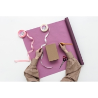 Лента атласная, 20 мм &times; 23 &plusmn; 1 м, цвет сливочный №02