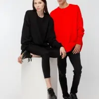 Джемпер оверсайз унисекс Stated в сумке, черный, размер S/M