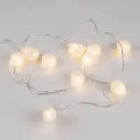 Гирлянда Cosy Poms, белая