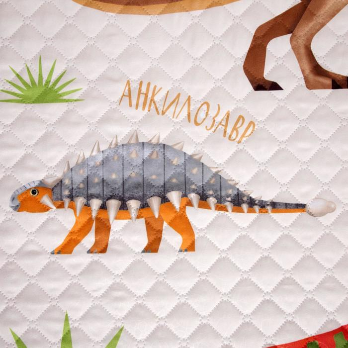 Покрывало детское Этель 1,5 сп &laquo;Динозавры&raquo;, 145х210 см, микрофибра