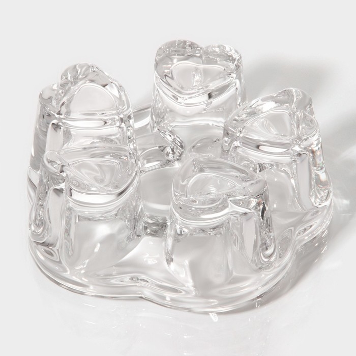 Набор чайный стеклянный Bella Tenero &laquo;Эко&raquo;, 6 предметов: чайник 900 мл, подставка, 4 пиалы 130 мл