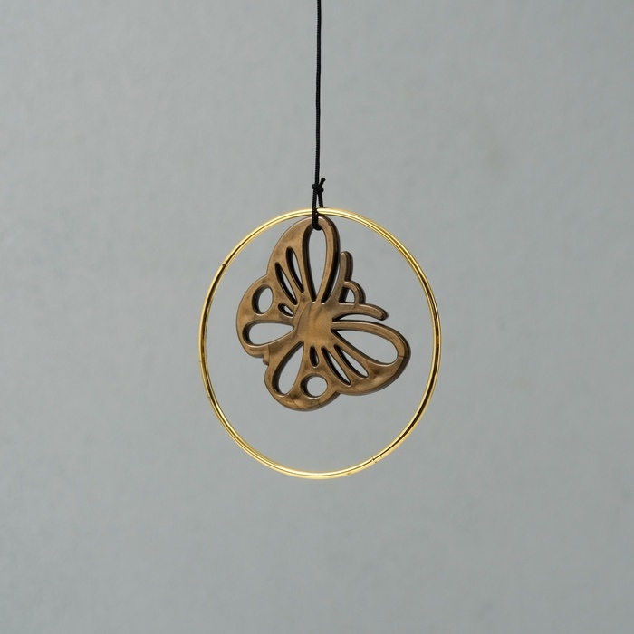 Музыка ветра металл Музыка ветра металл "Бабочки" 4 трубки 70 см