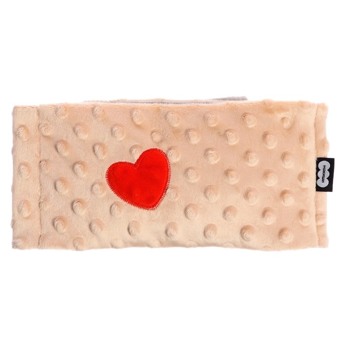 Развивающая игрушка пояс-грелка «Мамина любовь» с вишнёвыми косточками, цвет бежевый Развивающая игрушка пояс-грелка «Мамина любовь» с вишнёвыми косточками, цвет бежевый