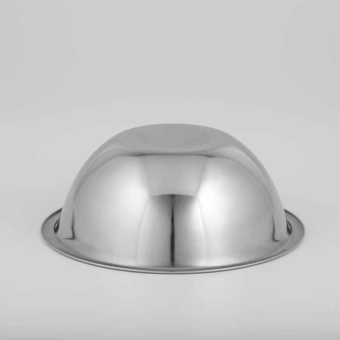 Миска глубокая из нержавеющей стали Доляна &laquo;Индия&raquo;, 1,3 л, d=22 см