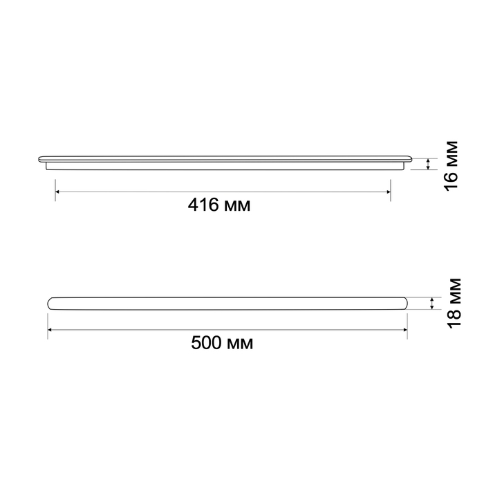 Ручка-скоба CAPPIO RSC021, алюминий, м/о 416 мм, цвет графит Ручка-скоба CAPPIO RSC021, алюминий, м/о 416 мм, цвет графит
