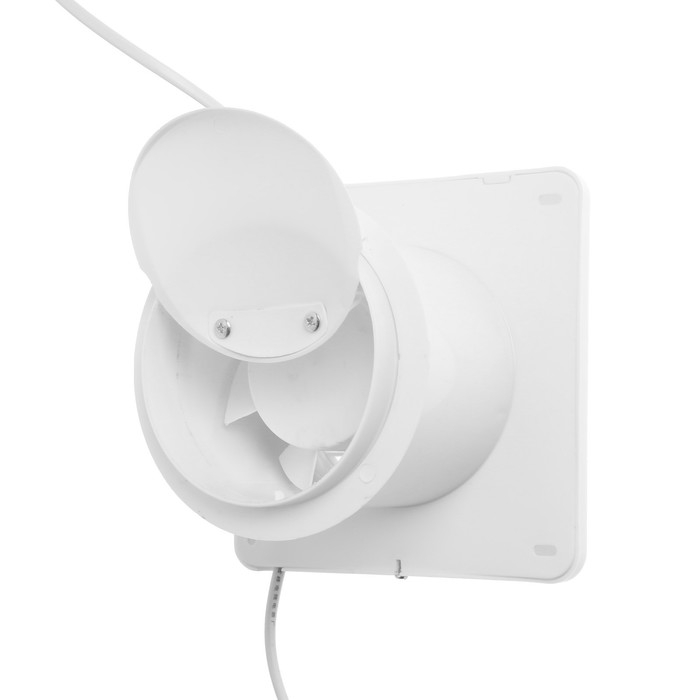 Вентилятор вытяжной ZEIN LOF-07, d=100 мм, 220 В, 15 Вт, сетка, кноп. выкл., с обр. клапаном Вентилятор вытяжной ZEIN LOF-07, d=100 мм, 220 В, 15 Вт, сетка, кноп. выкл., с обр. клапаном