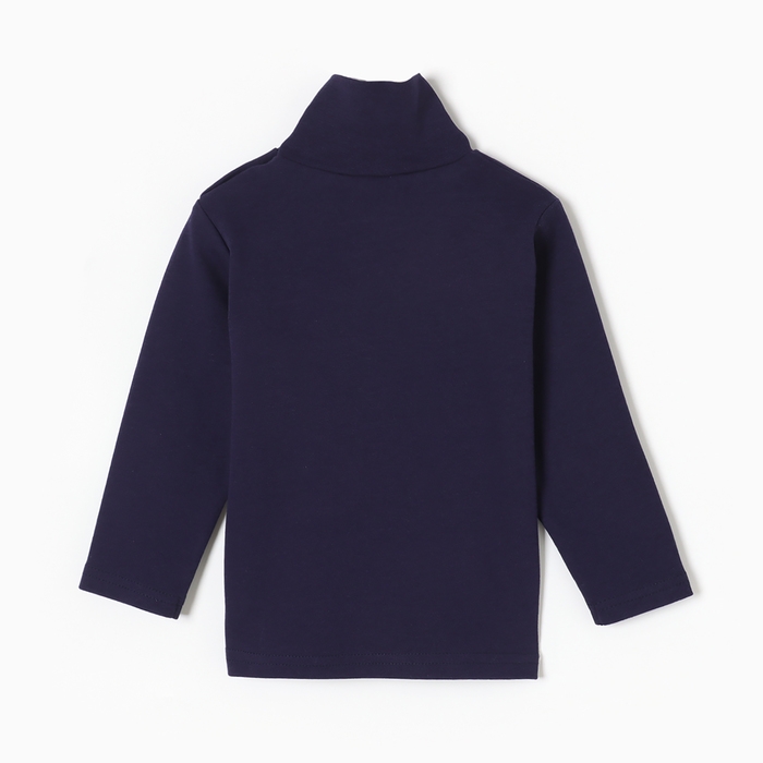 Водолазка для мальчиков, цвет тёмно-синий, рост 86 см