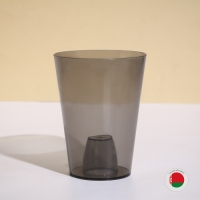 Горшок для орхидей, 1,2 л, 12,5 × 16,6 см, пластик, прозрачно-серый Горшок для орхидей, 1,2 л, 12,5 × 16,6 см, пластик, прозрачно-серый