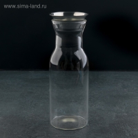 Графин стеклянный с диспенсером «Тео», 600 мл, 8×24 см Графин стеклянный с диспенсером «Тео», 600 мл, 8×24 см