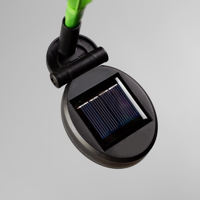 Садовый светильник на солнечной батарее «Хризантема белая», 75 см, 1 LED, свечение белое Садовый светильник на солнечной батарее «Хризантема белая», 75 см, 1 LED, свечение белое