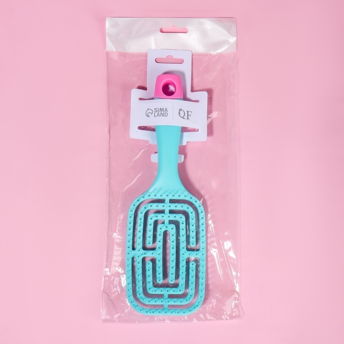 Расчёска массажная, широкая, вентилируемая, 8 × 24,5 см, цвет МИКС Расчёска массажная, широкая, вентилируемая, 8 × 24,5 см, цвет МИКС