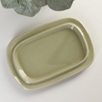 Маслёнка керамическая &laquo;Домик в деревне&raquo; 18,5&times;12,5&times;5,5 см