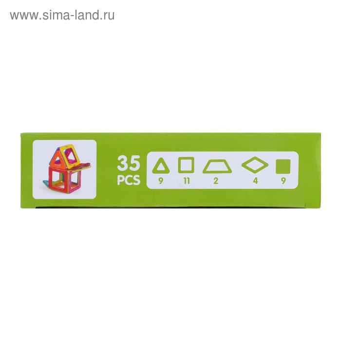 Конструктор магнитный &laquo;Магический магнит&raquo;, 35 деталей
