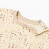 Комплект (свитшот и брюки) детский MINAKU "Nature", цвет бежевый, рост 62-68 см