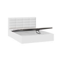 Кровать Агата с ортопедическим основанием и ПМ 1600х2000 белая