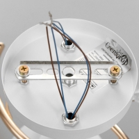 Люстра потолочная Кимберли 3хE27 40Вт Золото, белый Люстра потолочная Кимберли 3хE27 40Вт Золото, белый