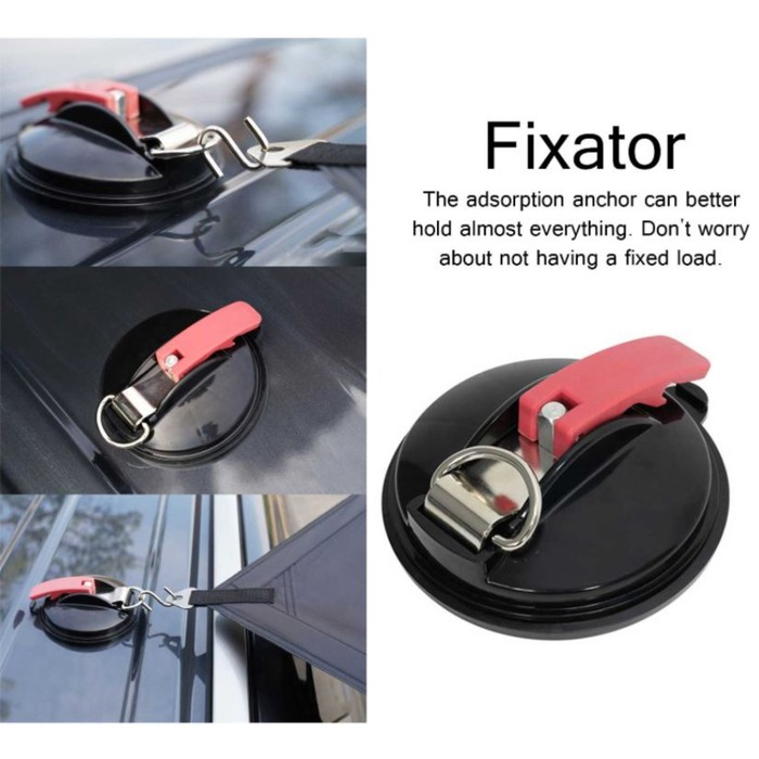 Вакуумная присоска для крепления с кольцом, d 11см