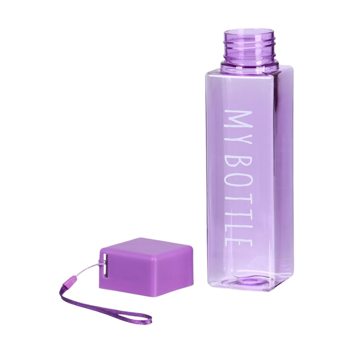 Бутылка для воды, 450 мл, My bottle, 20 х 5.5 см, сиреневая Бутылка для воды, 450 мл, My bottle, 20 х 5.5 см, сиреневая