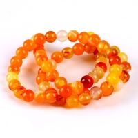 Бусины из натурального камня &laquo;Жёлтый агат&raquo; набор 58 шт., размер 1 шт. &mdash; 6 мм