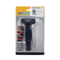 Аварийный молоток с ножом для ремня, крепление на липуке Аварийный молоток с ножом для ремня, крепление на липуке