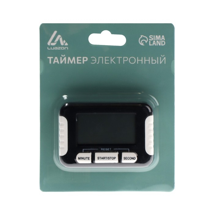 Таймер Luazon LC107, электронный, магнитное крепление, черный Таймер Luazon LC107, электронный, магнитное крепление, черный