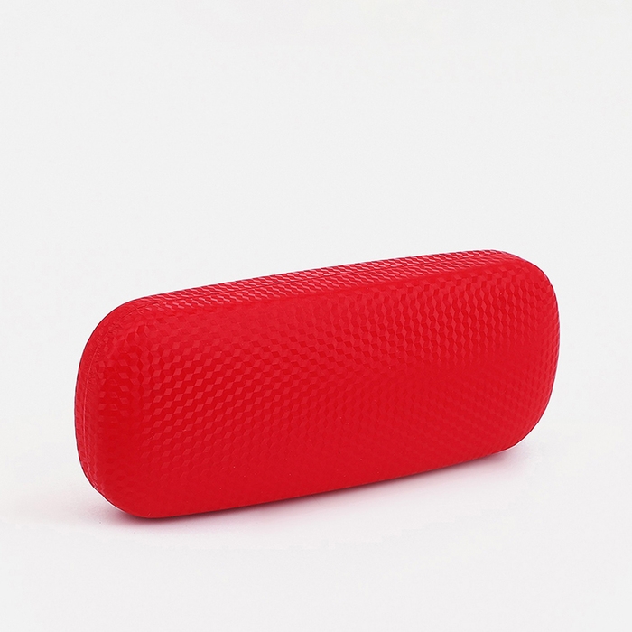 Футляр для очков на хлопушке, длина 16 см, цвет красный Футляр для очков на хлопушке, длина 16 см, цвет красный