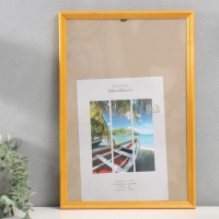 Фоторамка дерево "Image Art" С18 30х45 см,(пластиковый экран), янтарь Фоторамка дерево "Image Art" С18 30х45 см,(пластиковый экран), янтарь