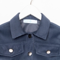 Костюм для девочки KAFTAN "Velvet", размер 34 (122-128), цвет синий