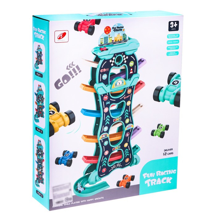 Автотрек развивающий &laquo;Гонки по склону&raquo;, цвет МИКС