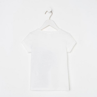 Футболка детская "Wow", Мой маленький пони, рост 86-92, белый