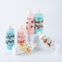 Гель для душа, питание и ароматерапия, 300 мл, аромат пиона и миндаля, TROPIC BAR by URAL LAB