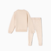 Костюм вязаный Крошка Я "Новогодние игрушки" рост 74-80 см