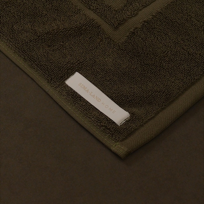 Коврик махровый SL HOME: Basic Коврик махровый SL HOME: Basic "Олива" 50х70 см, 100% хлопок, 730 г/м2