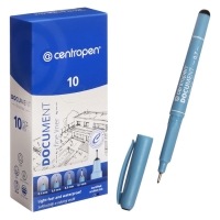 Ручка капиллярная для черчения Centropen 2631 линия 0.7 мм, цвет чёрный, длина письма 500 м Ручка капиллярная для черчения Centropen 2631 линия 0.7 мм, цвет чёрный, длина письма 500 м