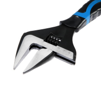 Ключ разводной с тонкими губками ТУНДРА, 2К рукоятка, раскрытие губок до 60 мм, 300 мм Ключ разводной с тонкими губками ТУНДРА, 2К рукоятка, раскрытие губок до 60 мм, 300 мм