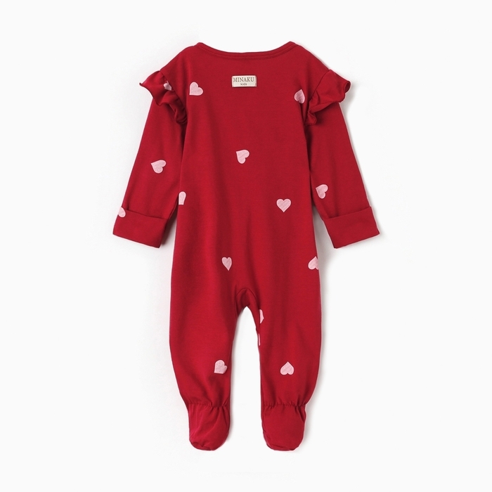 Комбинезон детский MINAKU, цвет красный, рост 80-86 см