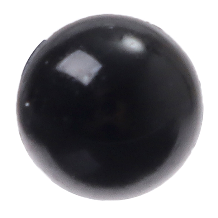 Глаза винтовые с заглушками, набор 40 шт., размер 1 шт. &mdash; 0,8 см, цвет чёрный