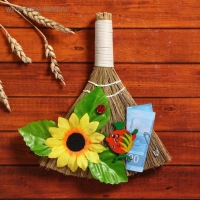 Оберег «Веник», с самоваром, микс Оберег «Веник», с самоваром, микс