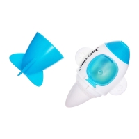 Точилка с контейнером, с ластиком, Ракета МИКС (штрихкод на штуке) Точилка с контейнером, с ластиком, Ракета МИКС (штрихкод на штуке)