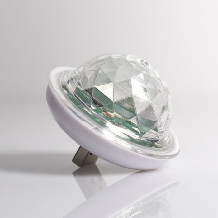 Световой прибор &laquo;Мини НЛО&raquo;, свечение RGB, 5 В