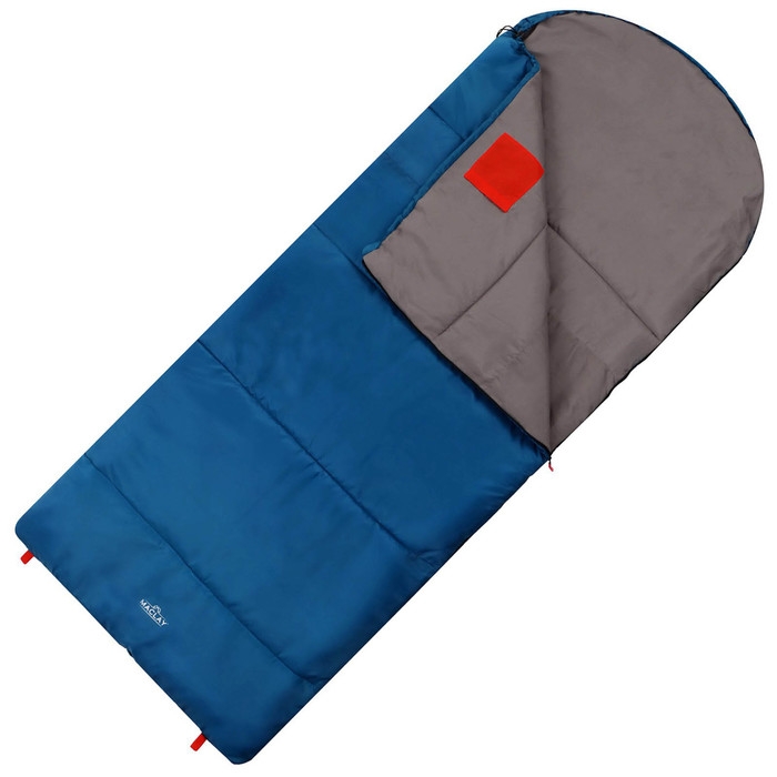 Спальный мешок maclay camping comfort summer, одеяло, 2 слоя, левый, 220х90 см, +10/+25&deg;С
