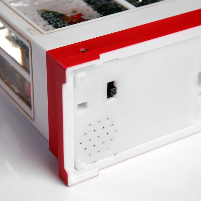 Светодиодная фигура &laquo;Фонарь с упряжкой&raquo; 16.5 &times; 26.5 &times; 7.8 см, пластик, батарейки ААх3 (не в комплекте), USB, свечение тёплое белое