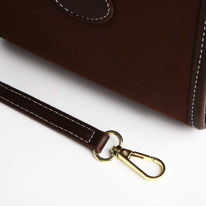 Сумка женская тоут на молнии, цвет коричневый Сумка женская тоут на молнии, цвет коричневый