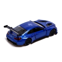 Машина металлическая BMW M6 GT3, 1:44, инерция, открываются двери, цвет синий Машина металлическая BMW M6 GT3, 1:44, инерция, открываются двери, цвет синий